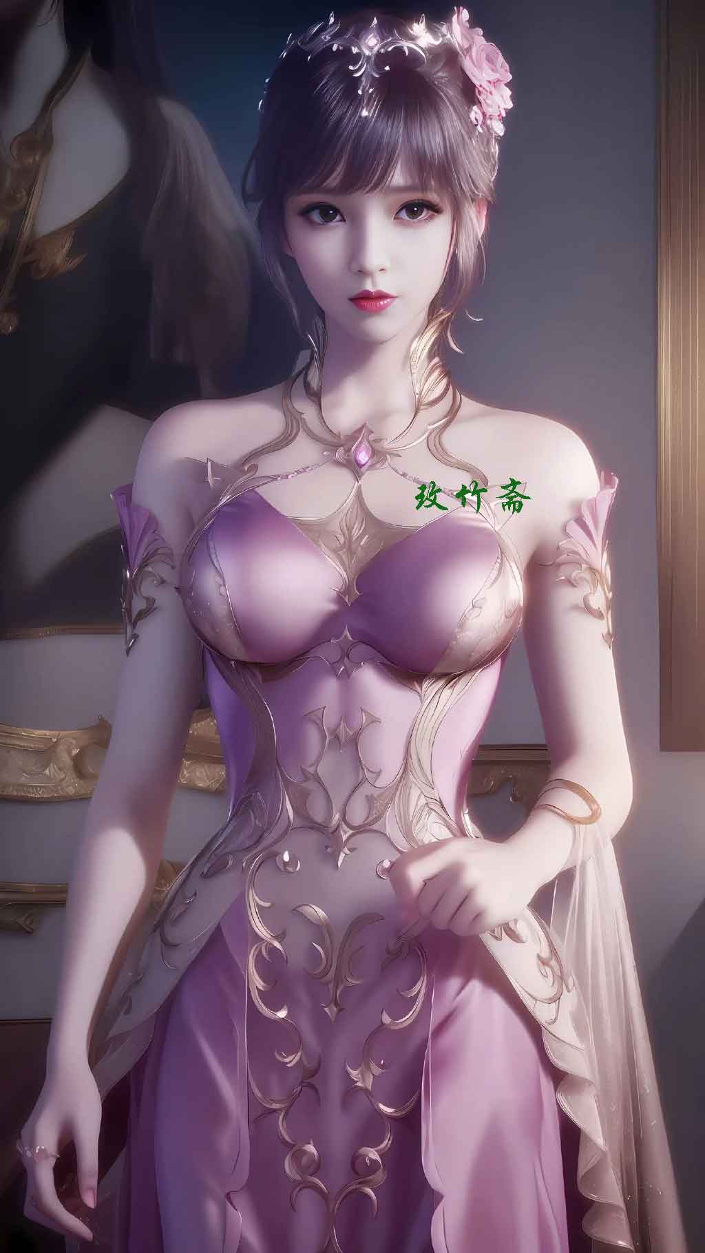 《斗罗大陆》小舞AI壁纸