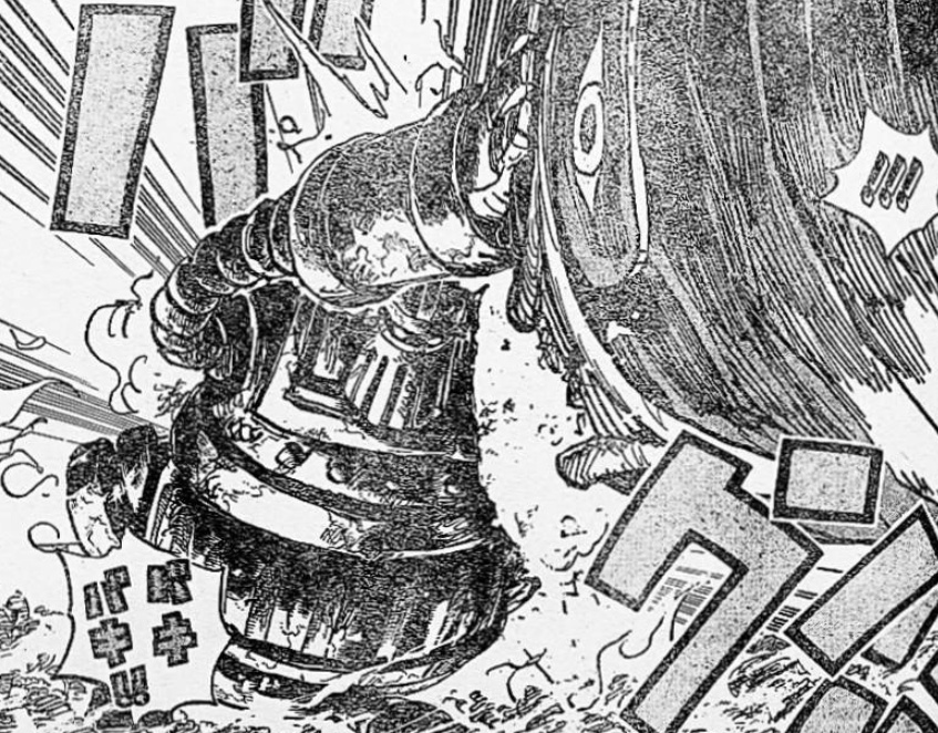 海贼王1121话:机器人全身破碎,波妮暴打土星萨坦,双尼卡再现世