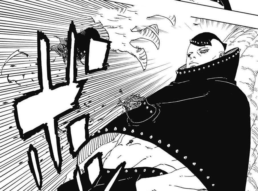 博人传漫画95话,我爱罗被封印,十罗秒杀考德,博人川木达成合作