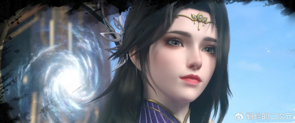 萧炎师娘正脸造型曝光,露着小香肩,五官风韵犹存,比曹颖还妖娆