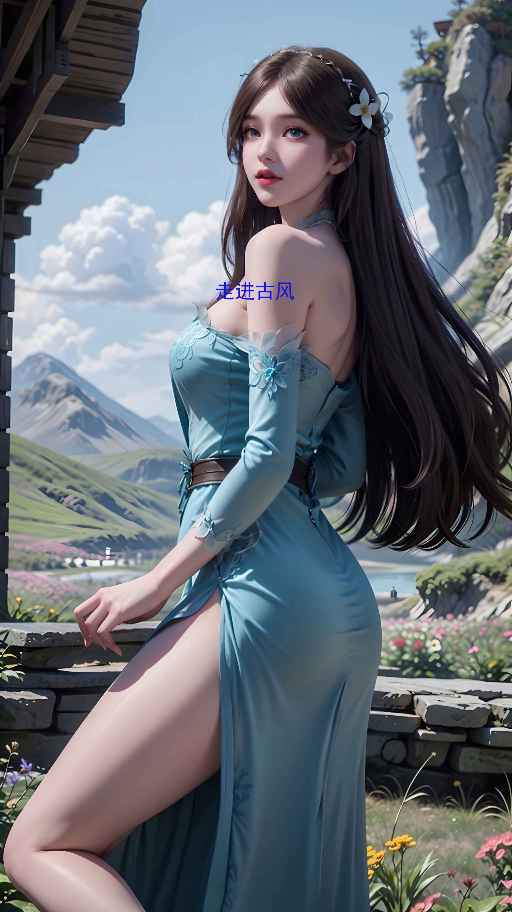 斗罗大陆宁荣荣性感美腿壁纸