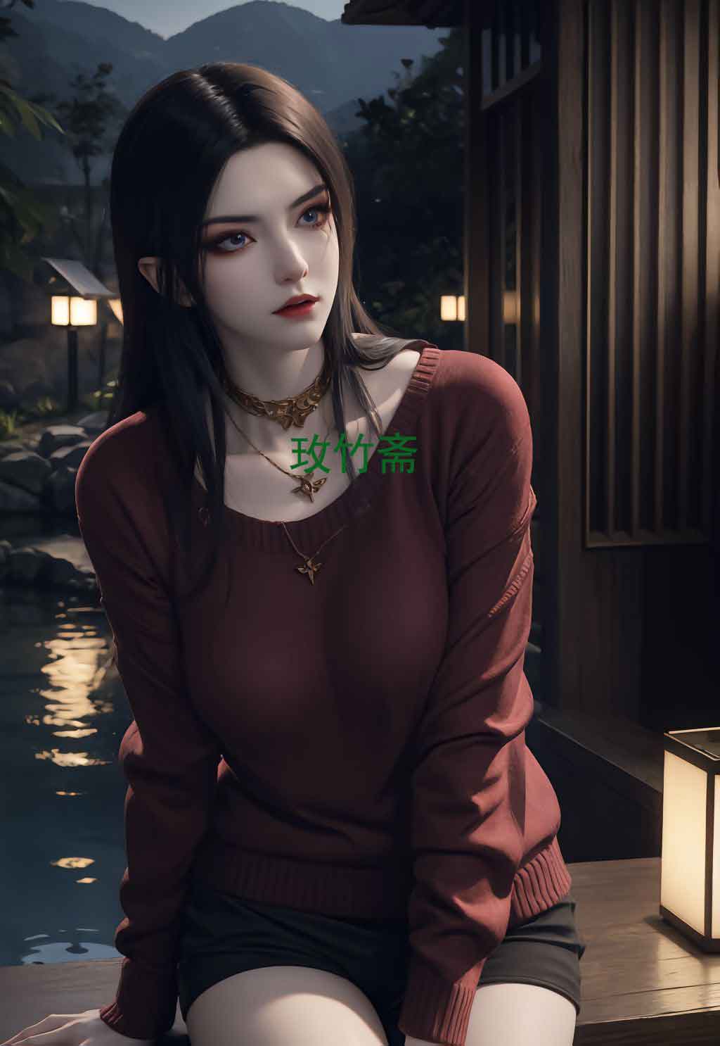 斗破苍穹美杜莎黑丝JK壁纸