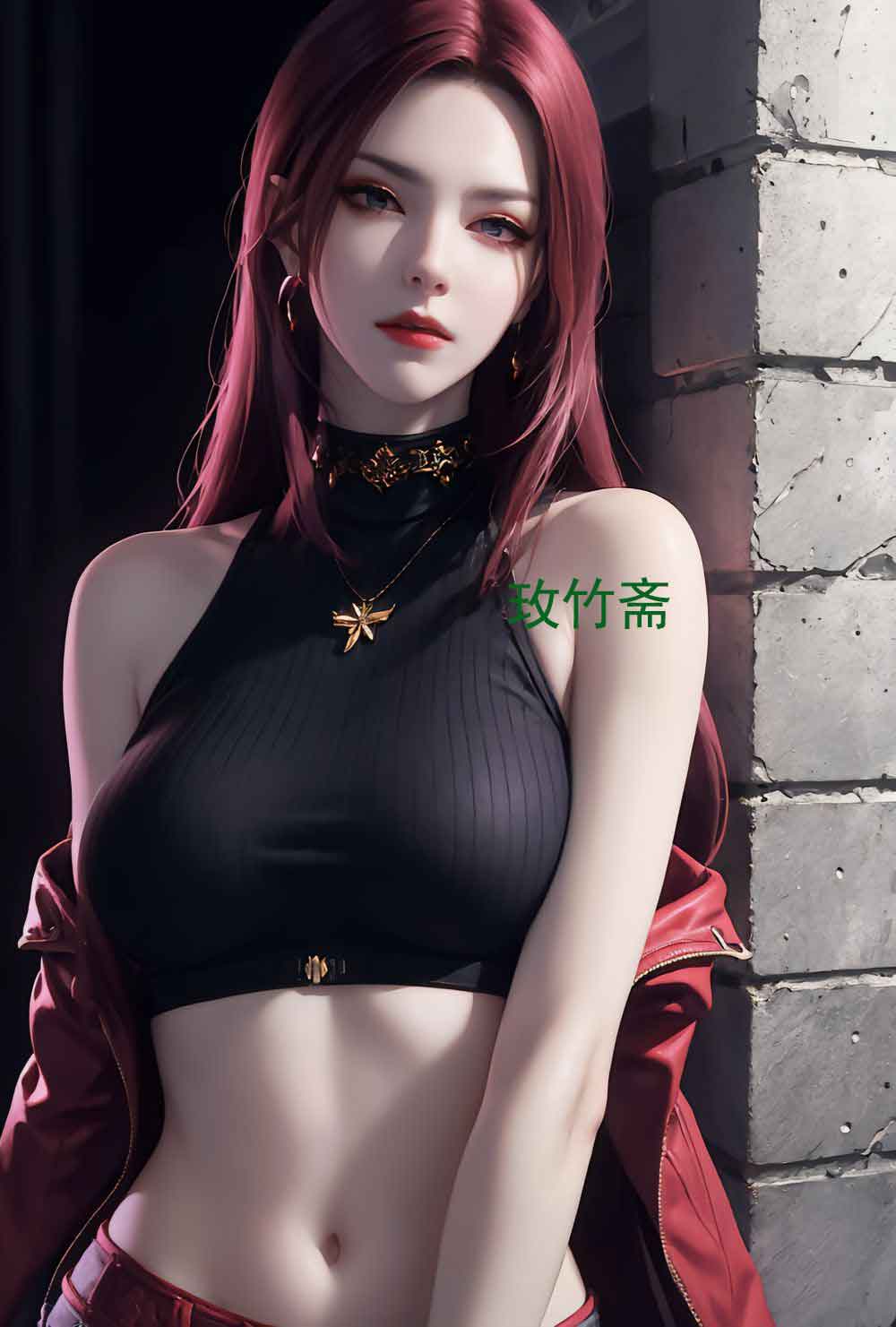 斗破苍穹美杜莎黑丝JK壁纸