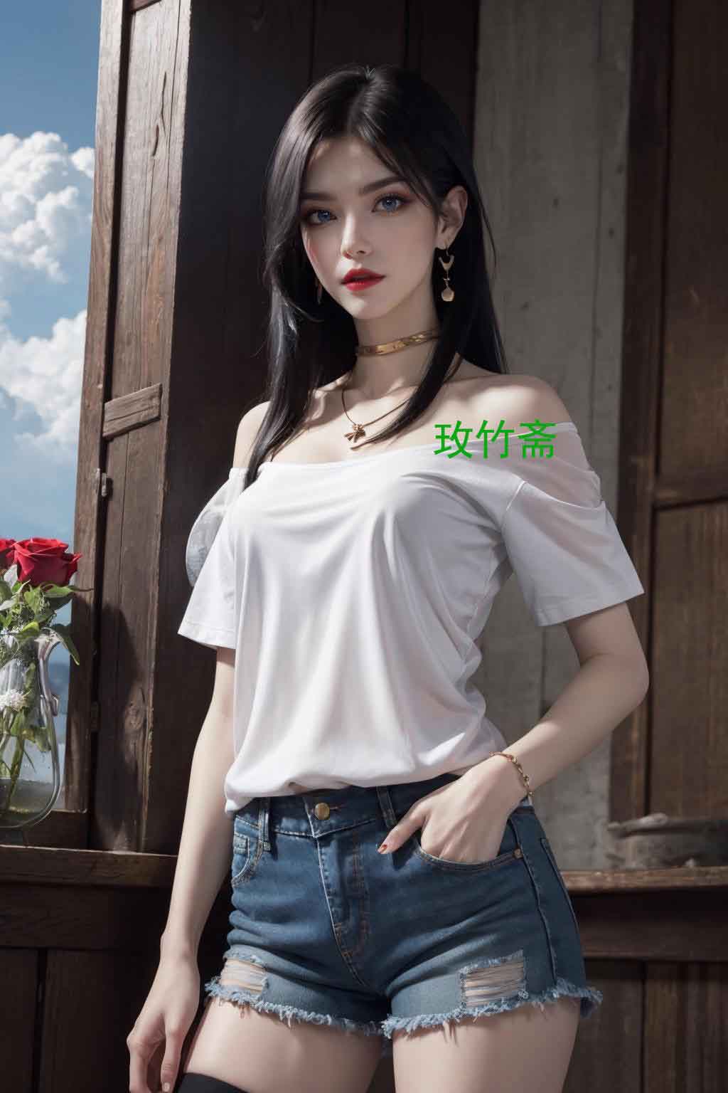 斗破苍穹美杜莎现代装制服美腿壁纸