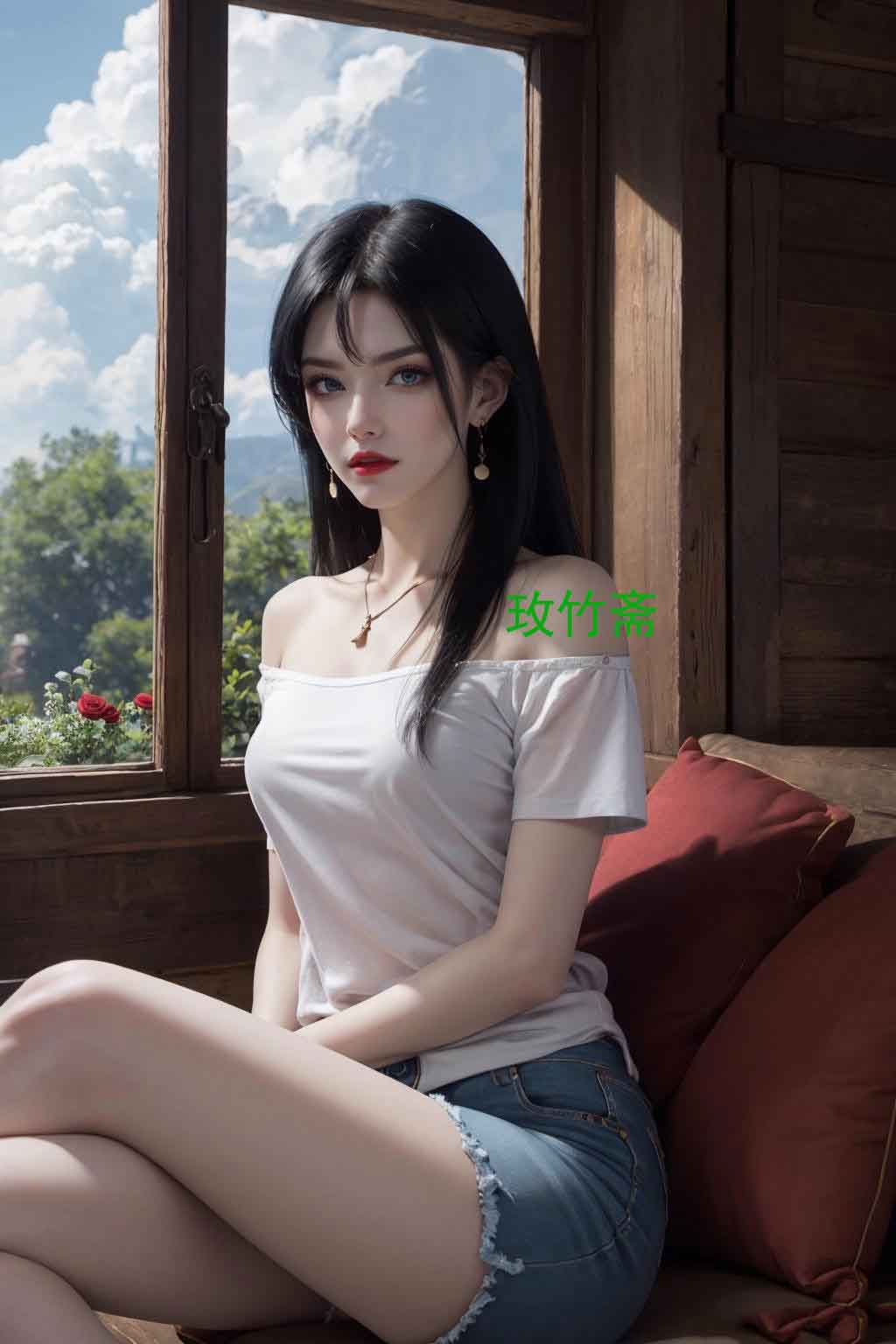 斗破苍穹美杜莎现代装制服美腿壁纸