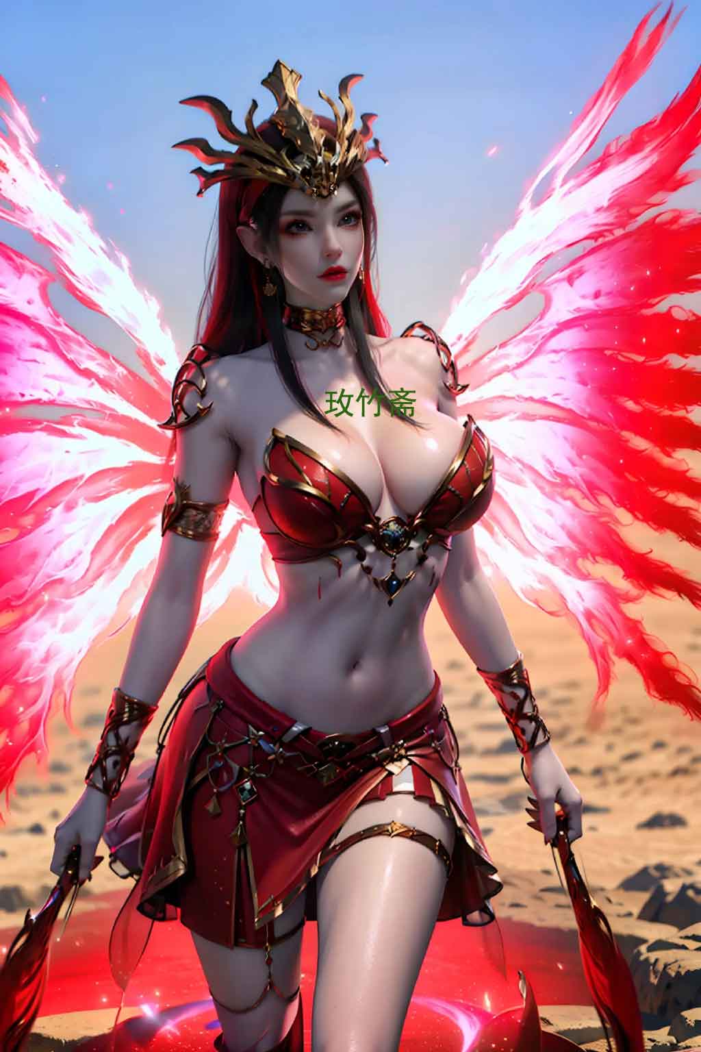 斗破苍穹美杜莎性感A4腰美腿壁纸