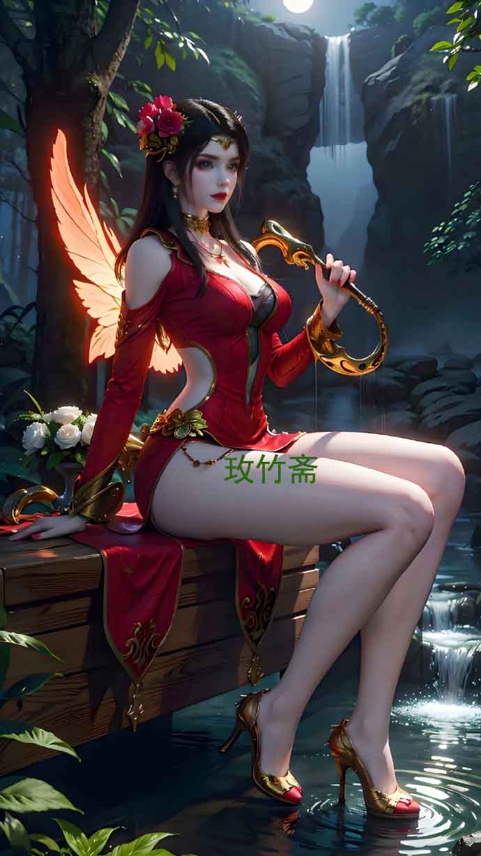 斗破苍穹美杜莎性感A4腰美腿壁纸
