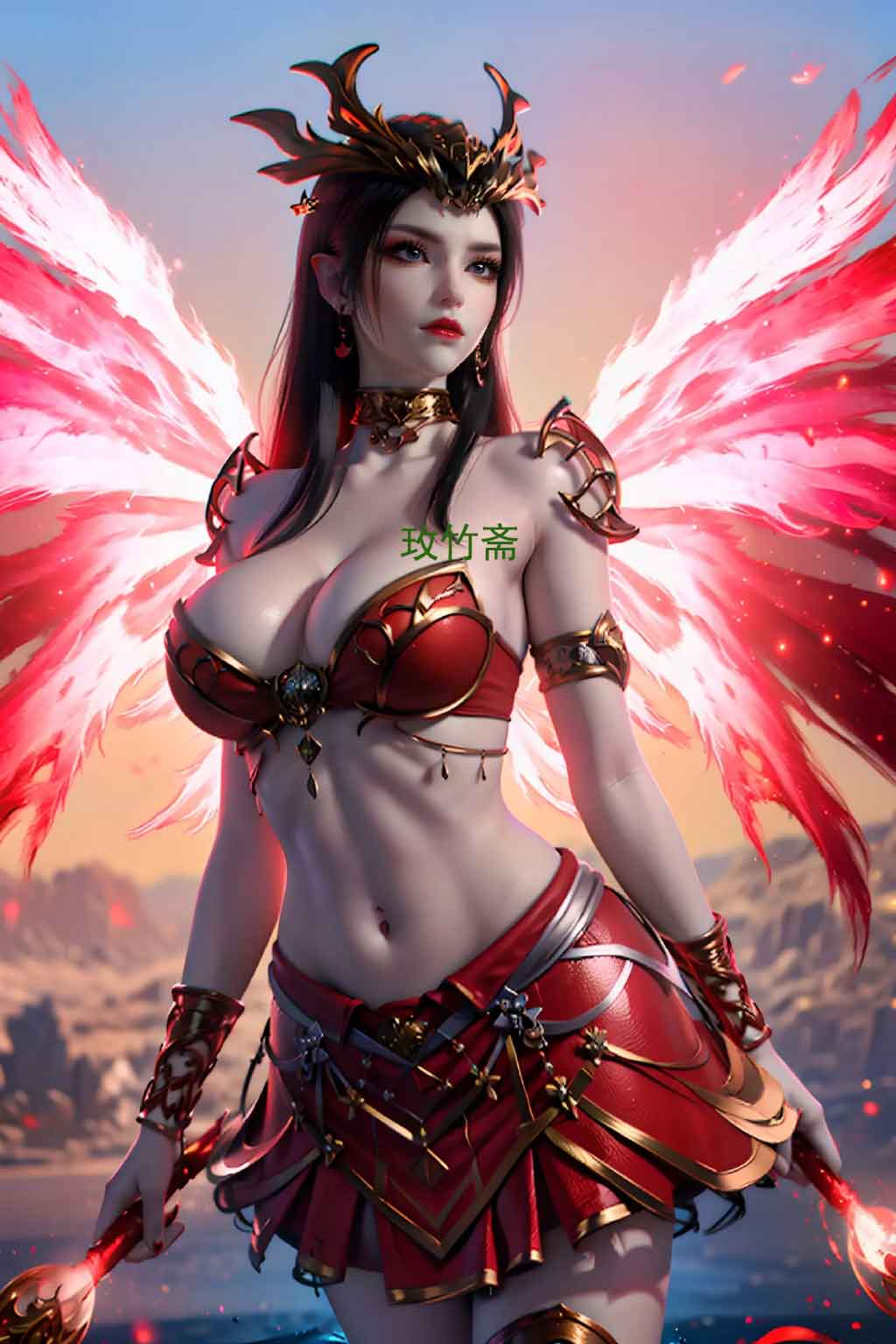 斗破苍穹美杜莎性感A4腰美腿壁纸