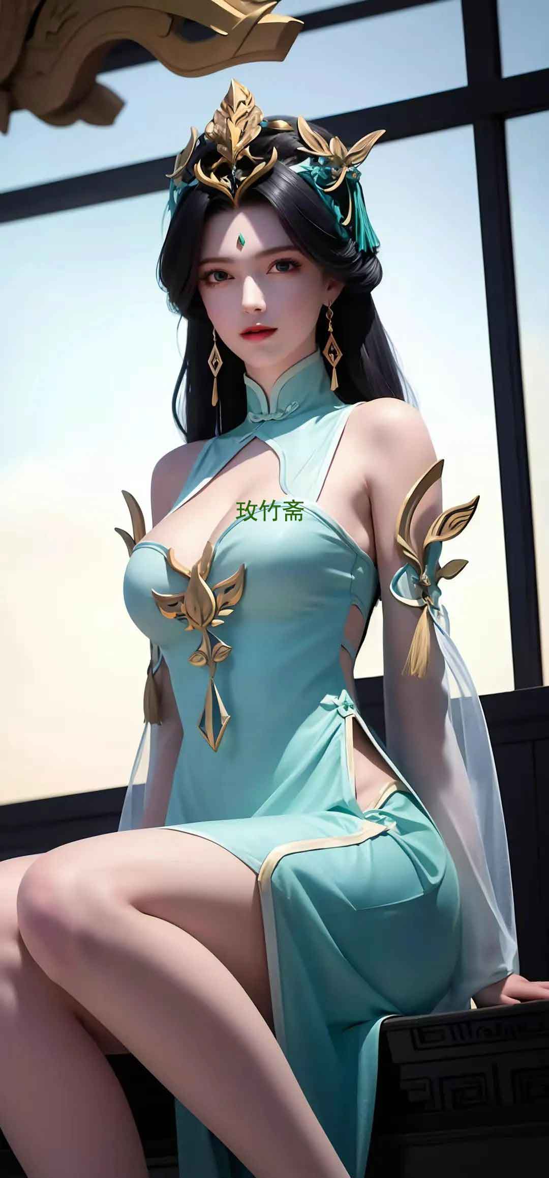 完美世界柳神性感AI美腿壁纸