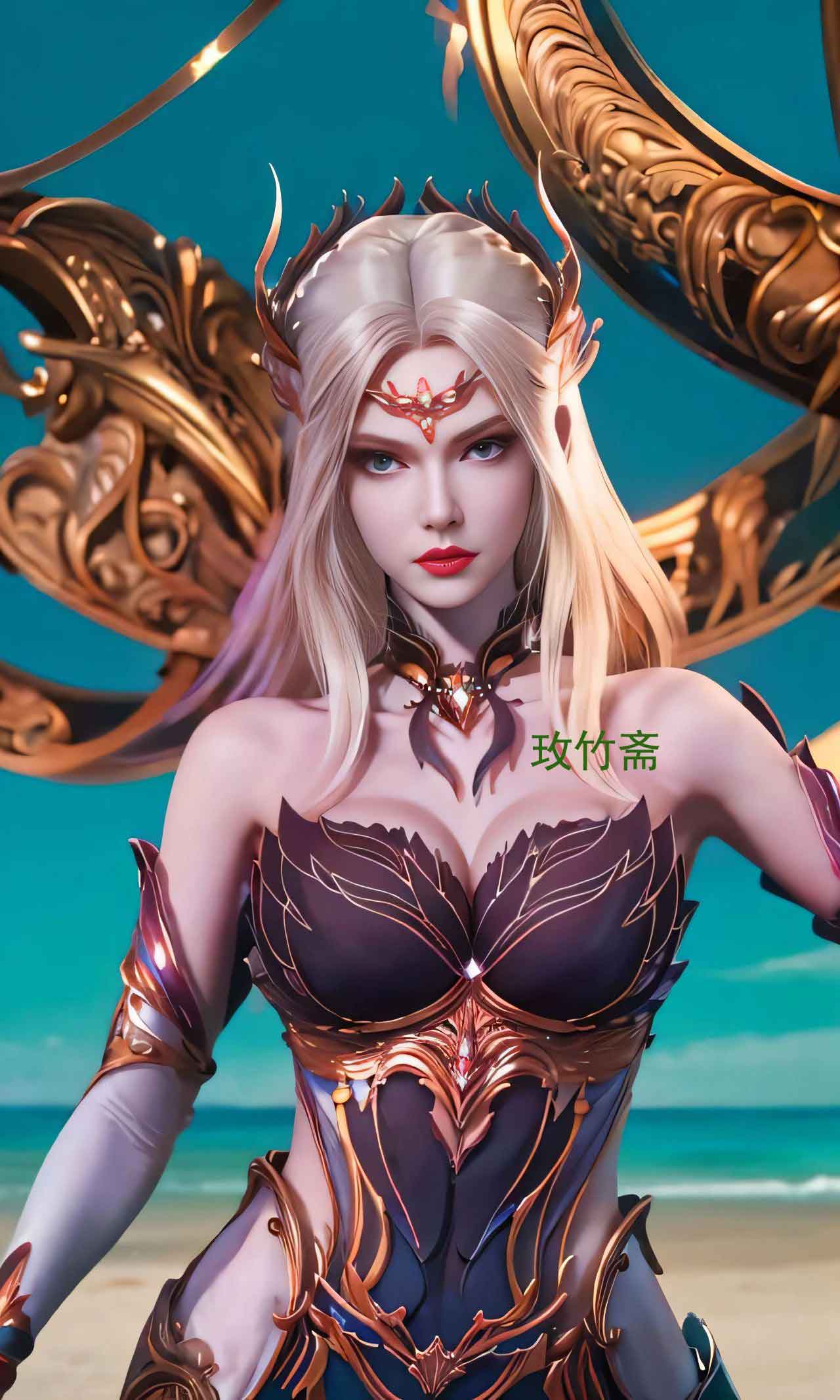 斗罗大陆暗黑千仞雪美腿壁纸