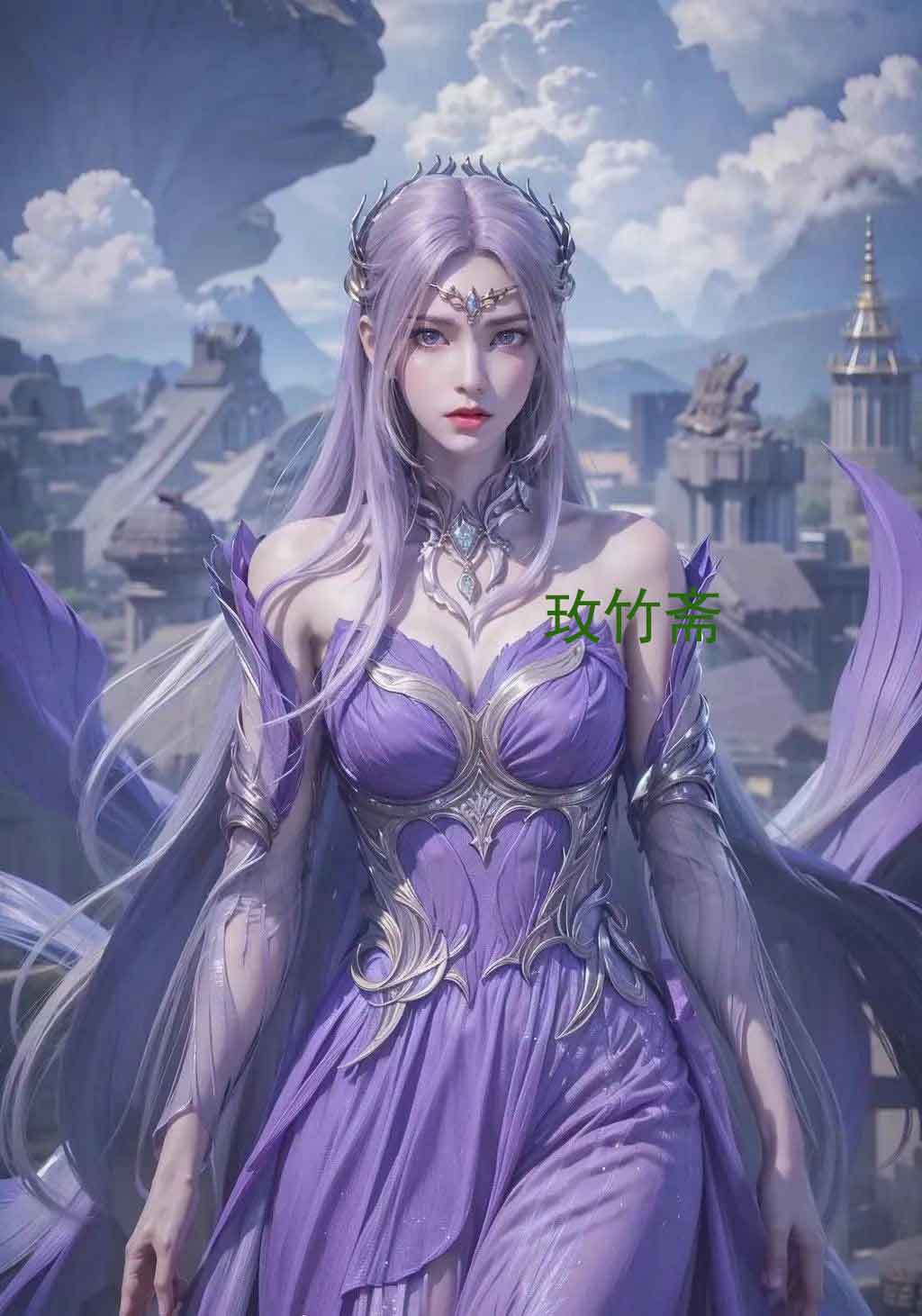斗罗大陆千仞雪神装性感美腿壁纸