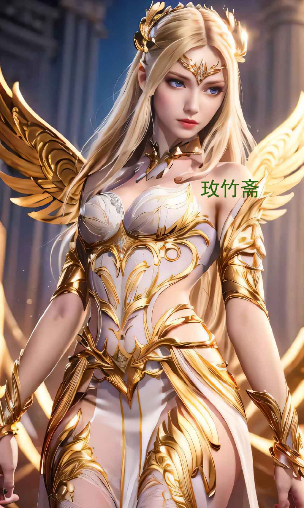 斗罗大陆千仞雪神装性感美腿壁纸