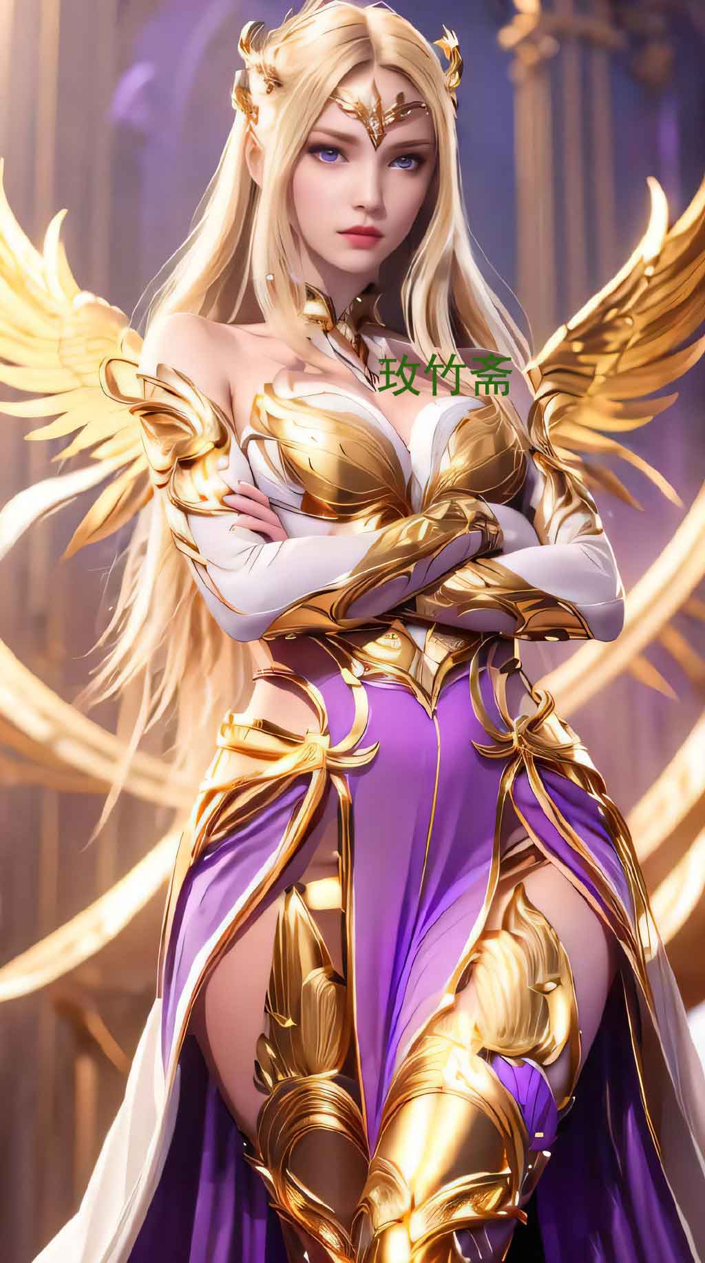 斗罗大陆千仞雪神装性感美腿壁纸
