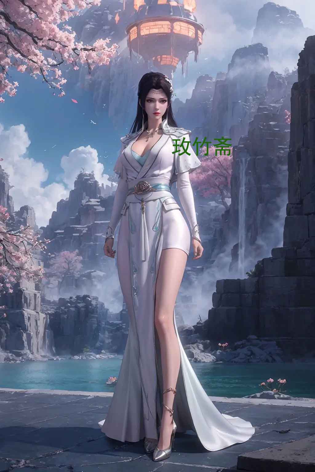 《斗破苍穹》云韵美腿全身照壁纸