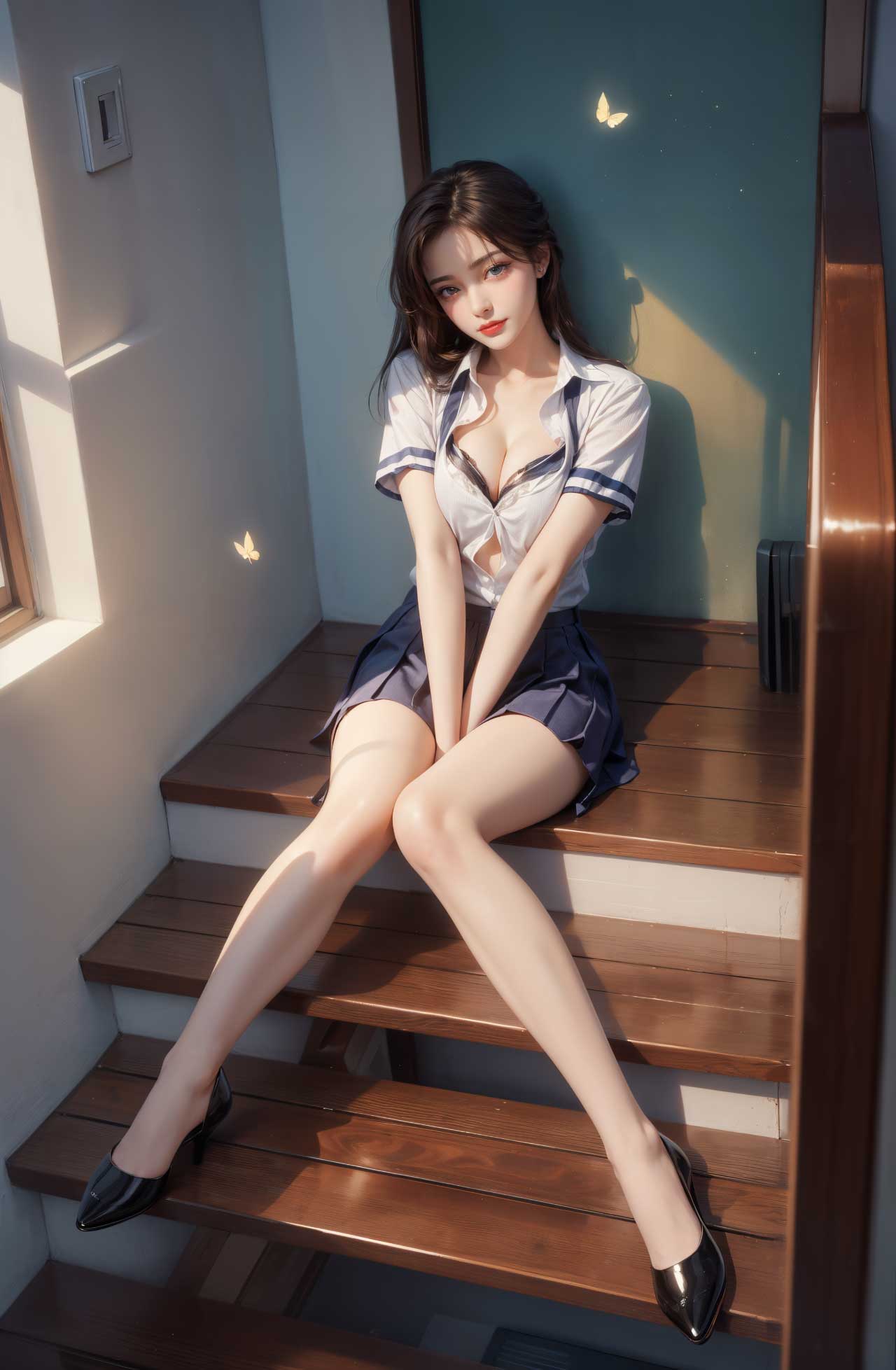 《完美世界》火灵儿JK美腿壁纸