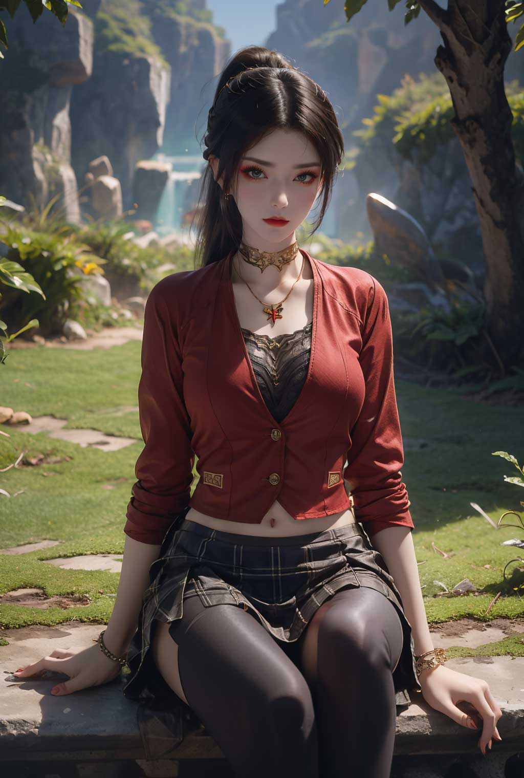 斗破苍穹美杜莎JK制服壁纸
