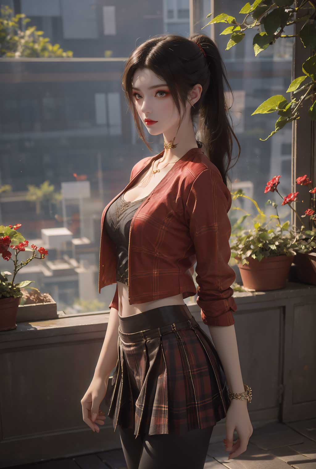 斗破苍穹美杜莎JK制服壁纸
