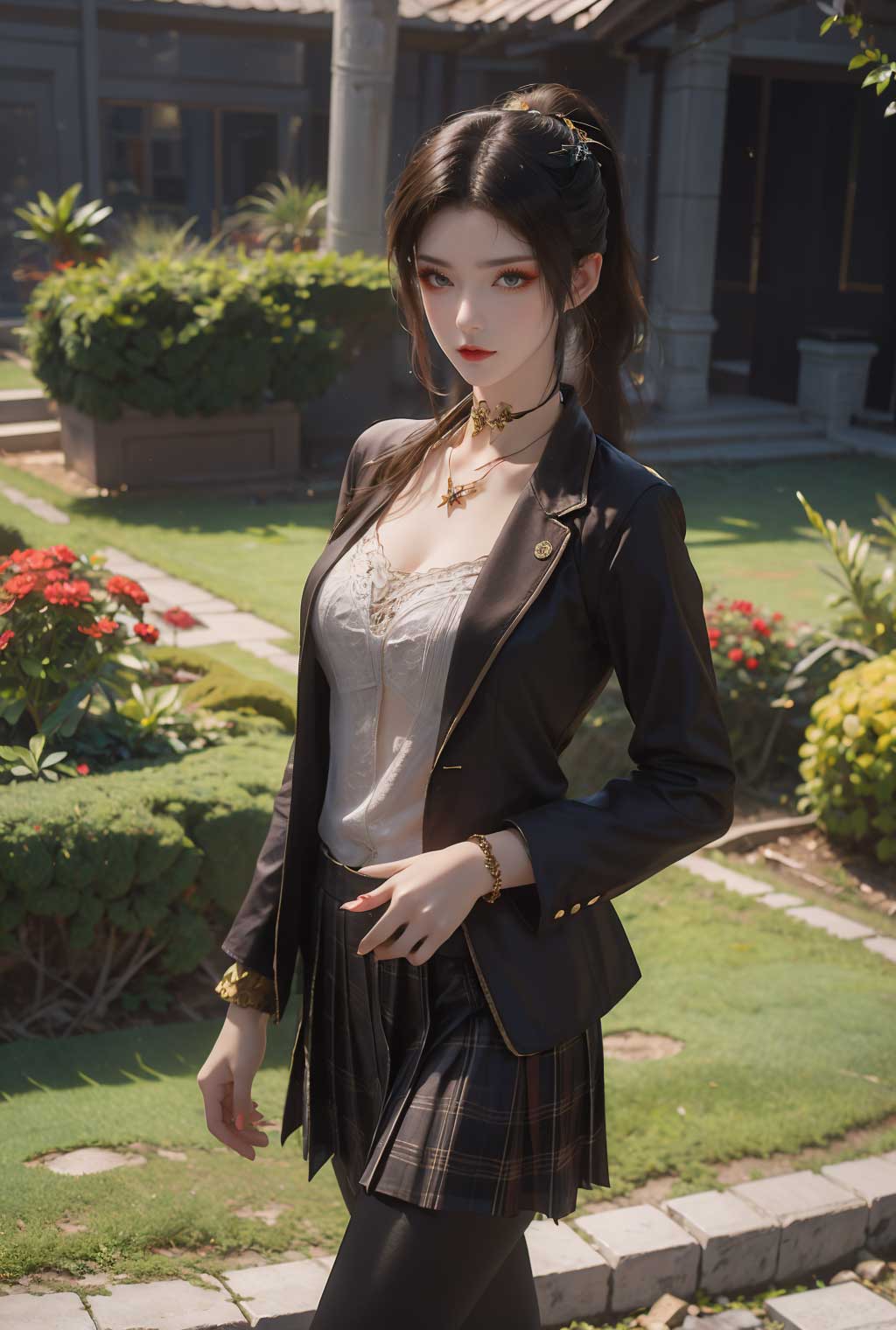 斗破苍穹美杜莎JK制服壁纸