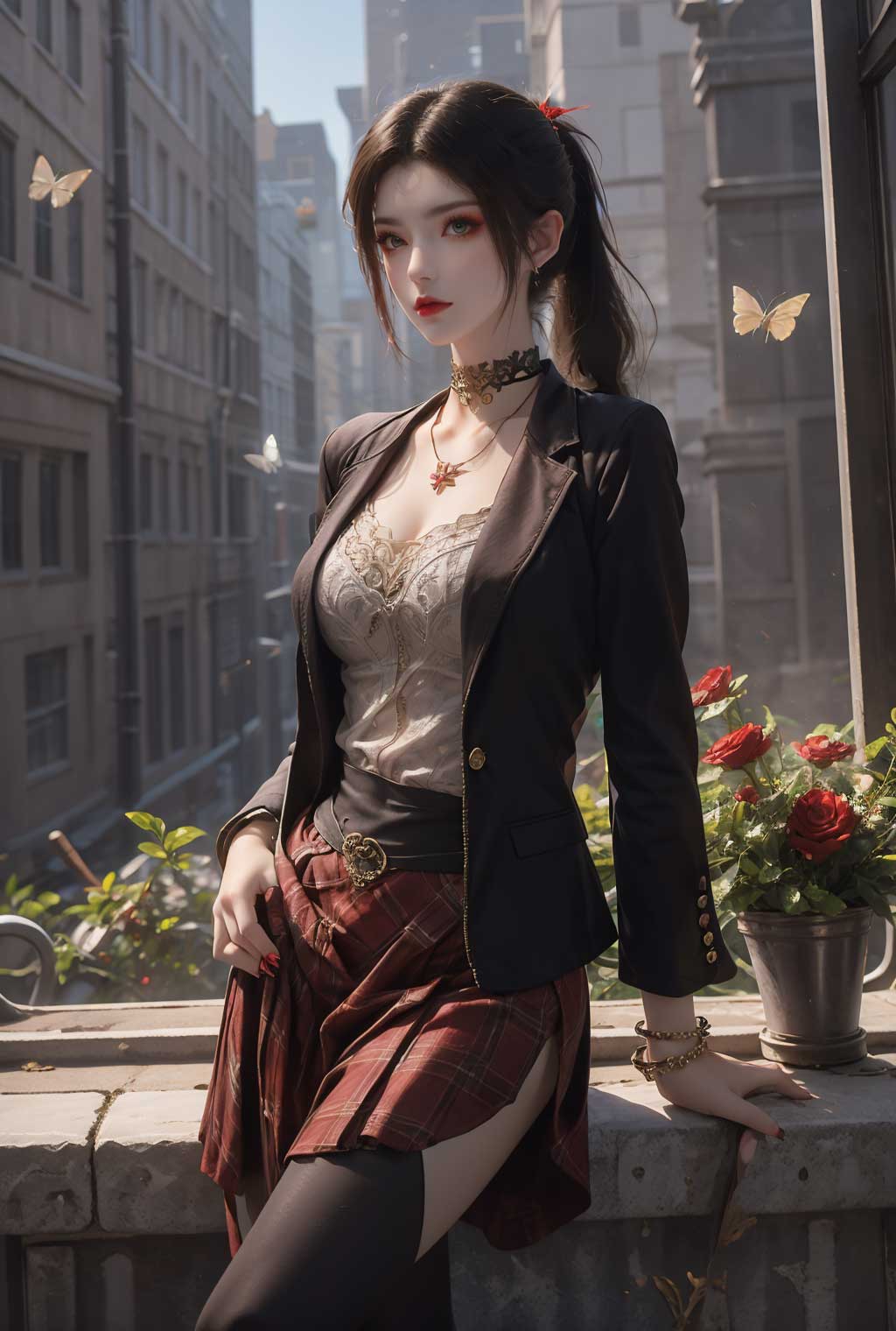 斗破苍穹美杜莎JK制服壁纸