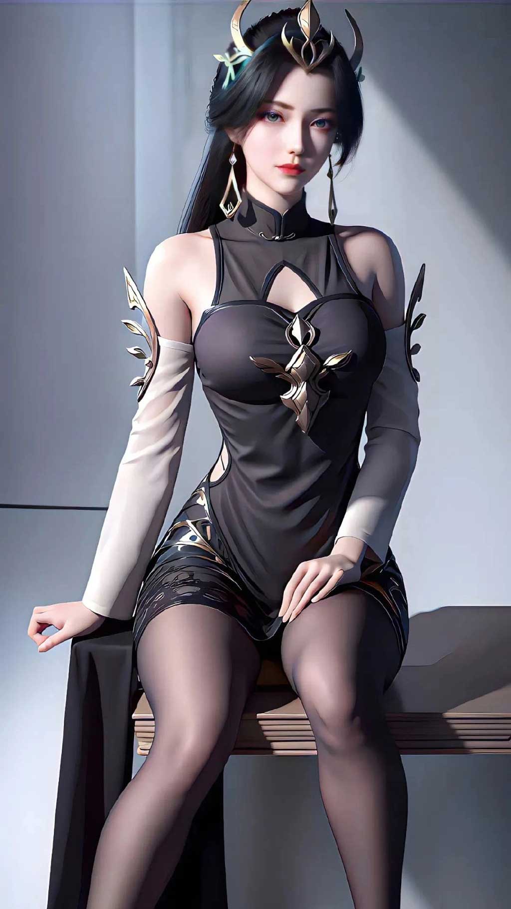 完美世界柳神性感美背壁纸
