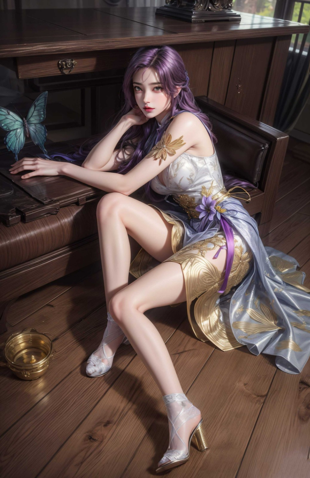 完美世界云曦性感美腿壁纸